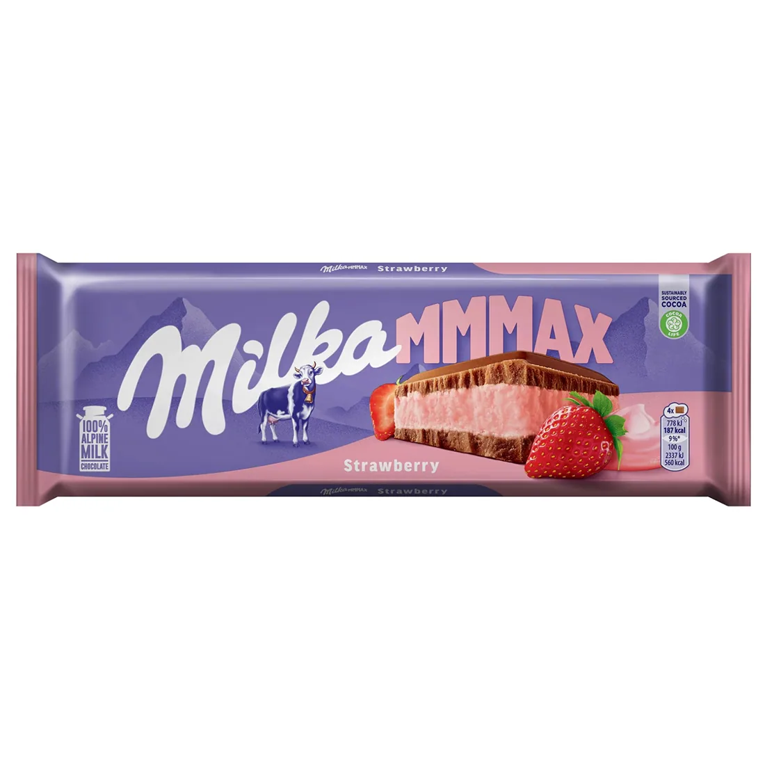 Milka Strawberry 300g