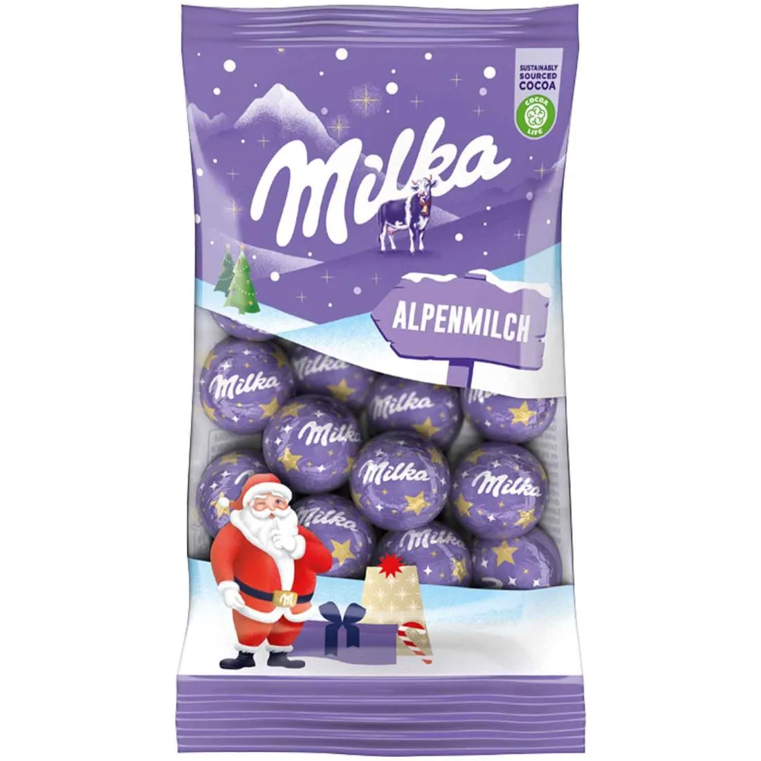 Milka Weihnachts Kugeln Alpenmilch 100g